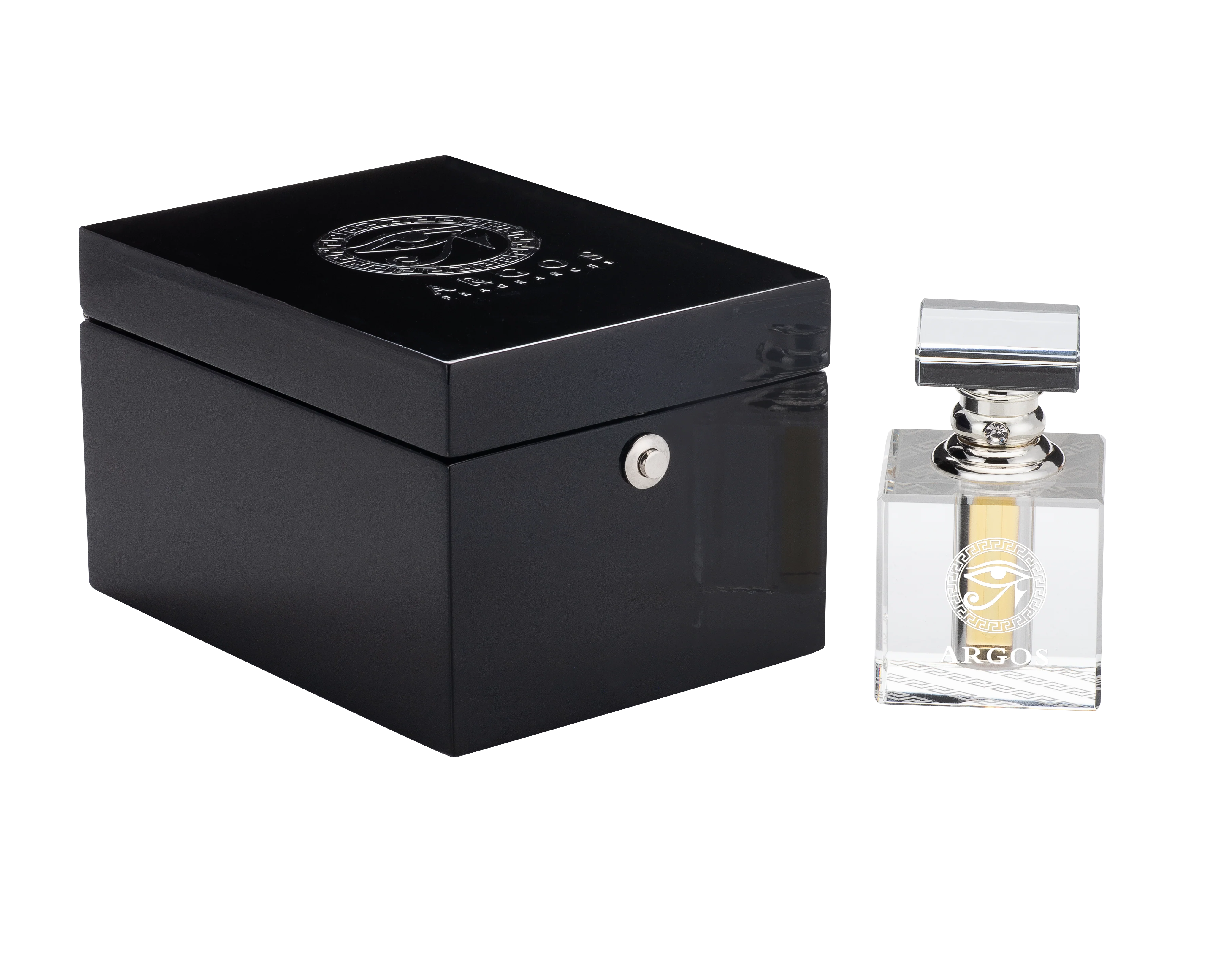 ARGOS Crystal Oil Attar Bottle Chrome 6ML - Image 6