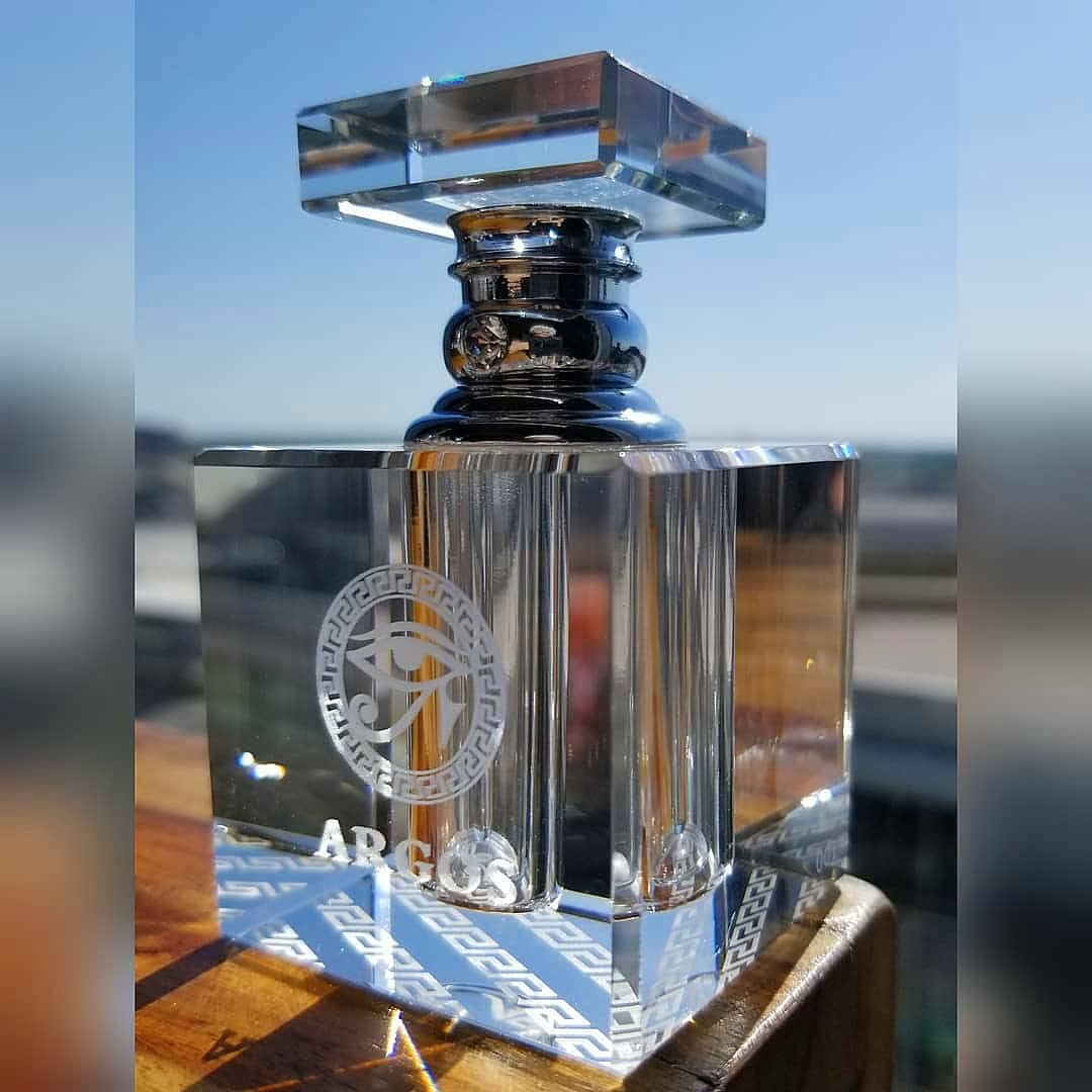 ARGOS Crystal Oil Attar Bottle Chrome 6ML - Image 7