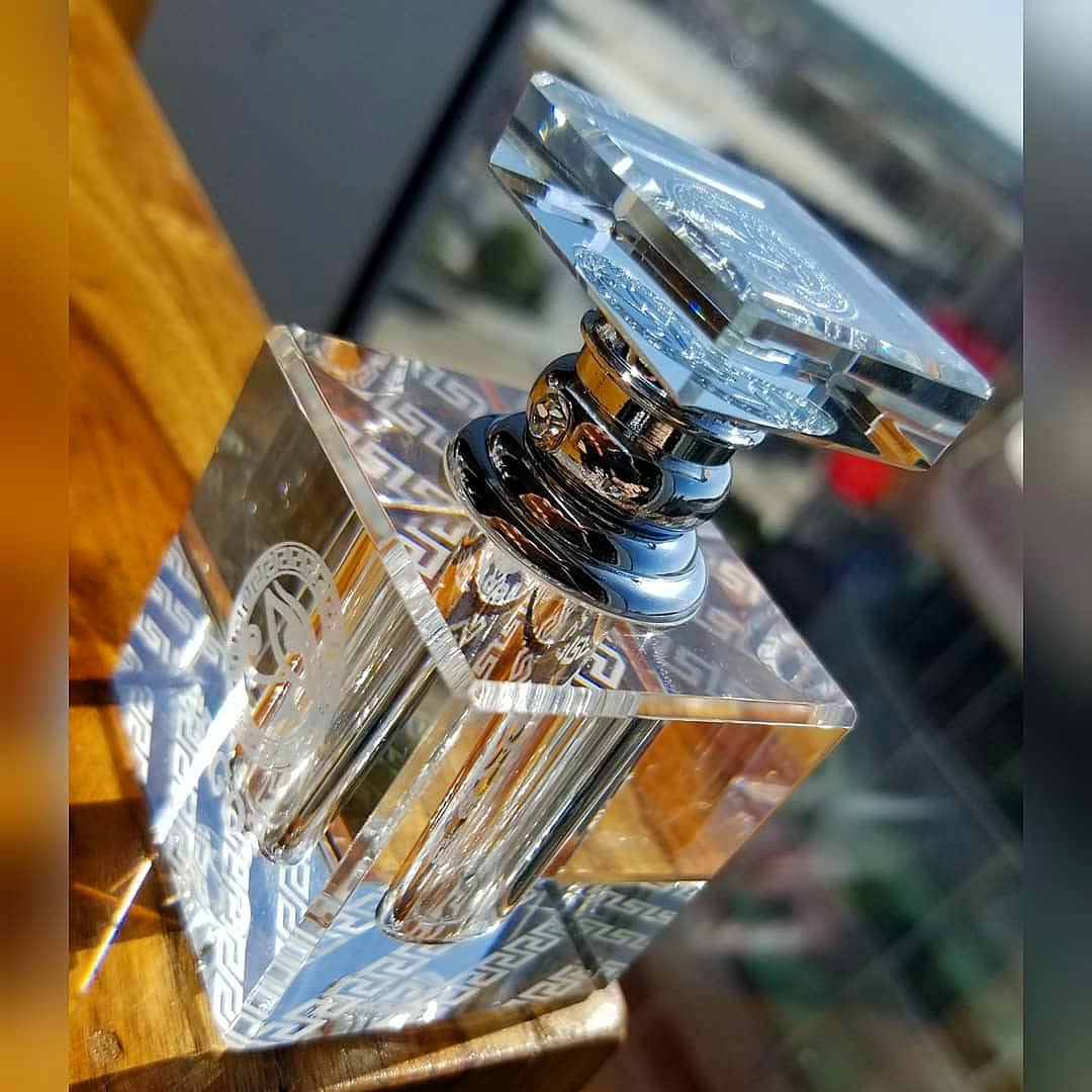 ARGOS Crystal Oil Attar Bottle Chrome 6ML - Image 9